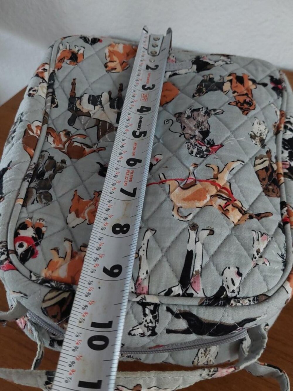 Vera bradley quilted dog show best in show gray lunchbag boz lunch carrier #dogl - Picture 6 of 7